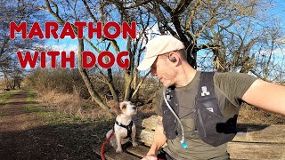 Marathon Training Off Road with Dog [upl. by Yemirej]