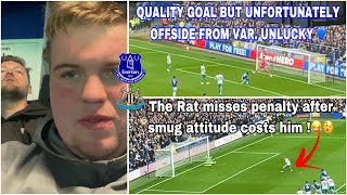 Everton 00 Newcastle Matchday vlog Pickford masterclass as Clare Balding has a shocker [upl. by Hgielra]