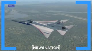 NASA unveils supersonic quotson of Concordequot jet  NewsNation Now [upl. by Lamoureux]