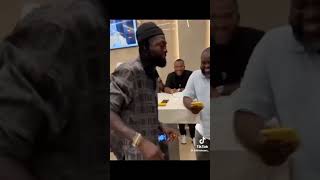 Adebayor Jamming to Stonebwoy song ♥️ [upl. by Darce]