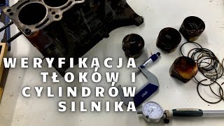 Weryfikacja tłoków i cylindrów silnika cc [upl. by Gibert309]