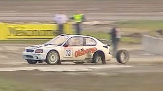 European Rallycross Highlights 2006 Norway Andreas Eriksson Ford Fiesta T16 4x4 Div 1 B amp A Finals [upl. by Narod]