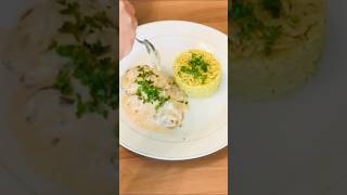 Escalopes de Veau à la crème recette repas repasfacile [upl. by Odnama18]