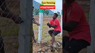 Sun fencing 5ft chainlink installation fencing chainlinkfence [upl. by Dannel]