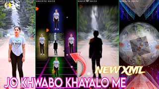 JO KHWABO KHAYALO ME SOCHANAHI THA ❤‍🩹🥀 TRENDING HINDI SONG XML FILE 🔰 EDIT BY SUDIPTO EDITZ 🔖 [upl. by Genie]