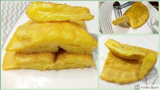 Super Easy Fluffy Souffle Omelette by Hasan Tasty Food  How to make Fluffy Omelette with butter [upl. by Yneffit]