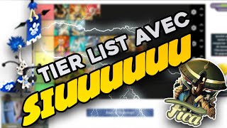 WAKFU  TIER LIST DES CLASSES AVEC SIU [upl. by Darill350]