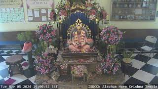 LIVE Broadcast  ISKCON Alachua Hare Krishna Temple [upl. by Grayce272]