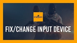 FixChange Microphone in CSGO  Choose input device [upl. by Ydnic]