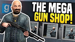 THE MEGA GUN SHOP  Gmod DarkRP  Gun Dealers Unite [upl. by Dosia]