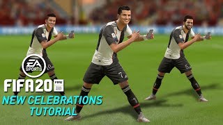 FIFA 20 ALL NEW CELEBRATIONS TUTORIAL  PS4 and Xbox [upl. by Lachish]