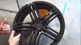 PlastiDip Glossifier  Over Black Rims  How to from DipYourCarcom [upl. by Dnallor715]