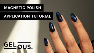 How To Use Magnetic CatEye Polish In Multiple Ways  Application Tutorial  Gelous Gel Nail Polish [upl. by Miller]