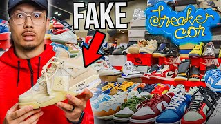 EXPOSING FAKE Shoes At Sneaker Con Real Reps or Custom [upl. by Armitage469]