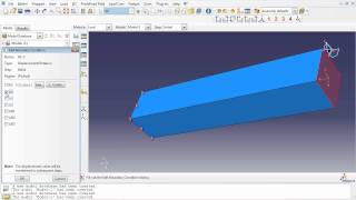 Abaqus  zginanie belki  proste złożenie [upl. by Obe]