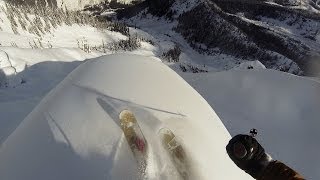 GoPro Skier vs Avalanche [upl. by Anaela225]