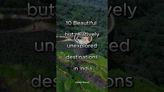 Unexplored destinations of India trending yhshorts top10 [upl. by Nalyd]