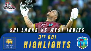 3rd ODI  Highlights  West Indies Tour Of Sri Lanka  26th October 2024 [upl. by Reeves]