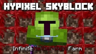 I Farmed Nether Wart For An Hour And Made  In Hypixel Skyblock  Hypixel Skyblock Money Making [upl. by Mis678]