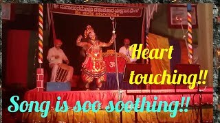 Yakshagana Hanuman entry by most melodious song  Mandarthi mela [upl. by Blakely]