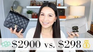 2900 Chanel vs 298 Furla  Mini Bag Comparison  Look for Less  LuxMommy [upl. by Norrabal]