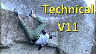 Hip Check Variations  Squamish Bouldering [upl. by Notxarb]