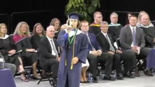 Student  JonPaul “ JP “ Wallace  Sings quot 7 Years Old quot At His Graduation [upl. by Fenelia]