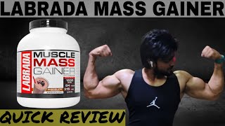 labrada mass gainer review in hindi [upl. by Natal]