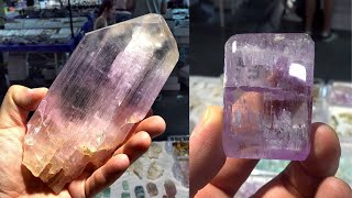 Pink Kunzite amp New Minerals Gem Faire Salt Lake City UT Sep 2024 On the Road w Frank [upl. by Eyllom340]