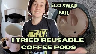 Testing Reusable Coffee Pods  For The Nescafe Gusto Dulce Machine  Eco Swap Fail [upl. by Suirtemed]