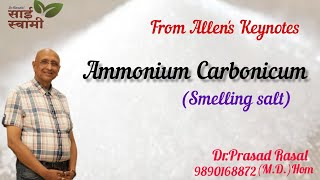 My Experiences with Ammonium Carbonicum [upl. by Mable]