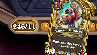 The Most Insane Combination of 7 Drops Leads To A 246 Gold Turn  Dogdog Hearthstone Battlegrounds [upl. by Noyrb]