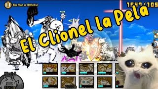 Clionel Esta fuerte  Ascendente Clionel  The Battle Cats [upl. by Ahsinauq298]