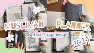 Muslimah Planner A5 Planner Flip Through For 2024 [upl. by Healy332]