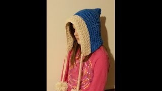 How to Crochet a Hood  Frozen Inspired Crochet Hat  Bag o day Crochet Tutorial 190 [upl. by Einahpad74]