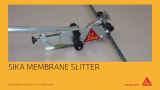 Sika® Membrane Slitter [upl. by Pollard]