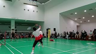 Badminton FINAL PIALA WIDAD Mens Double VET 100  Roslin Hashim  Azizan Vs Gary Ti  Syed Muzir [upl. by Dublin]