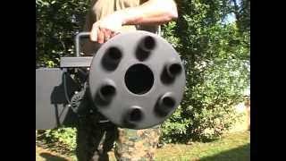 Airsoft Présentation de la M134 homemade by krispies [upl. by Engle]