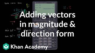 Breaking down vectors into components  Vectors  Precalculus  Khan Academy [upl. by Eanwahs475]