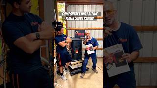 ComfortBilt HP41 Alpine Pellet Stove Review pelletstove home diy shorts fall new fire show [upl. by Luby]