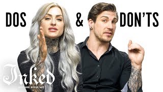 Tattoo Dos and Donts With Ryan Ashley and Arlo  INKED [upl. by Gav507]