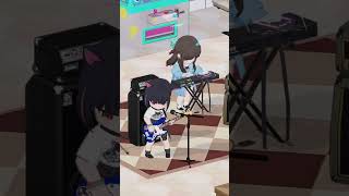 Blue Archive Kazusa Band and Airi Band Cafe Animation [upl. by Fabrienne]