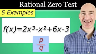 Rational Root Theorem Rational Zero Test to Find Zeros [upl. by Wagner]