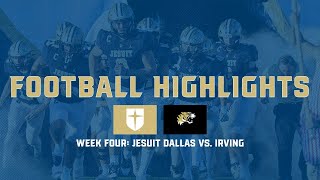 Jesuit Dallas Football  Irving Highlights  Sept 27 2024 [upl. by Tania]