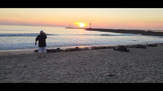 Silver Strand Beach Sunset  Oxnard California [upl. by Way]