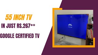 Iffalcon 55 inch TV unboxing and installation Best and cheap android tv in market [upl. by Okihcas]