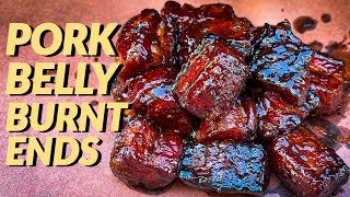 Pork Belly Burnt Ends  Smoked Pork Belly Burnt Ends On A Pellet Grill [upl. by Tenn]