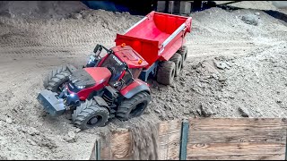 TRACTORS AT THE LIMIT BRAND NEW LOADER GETS DIRTS MEGA RC TRUCKS AND TRACTORS IN ACTION [upl. by Yentrac]