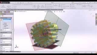 Tutorial SolidWorks Engranaje Helicoidal [upl. by Elfie52]