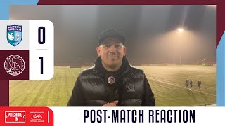 Walton amp Hersham FC 0  1 Taunton Town FC  Post Match Interview  Southern League Premier South [upl. by Wye]